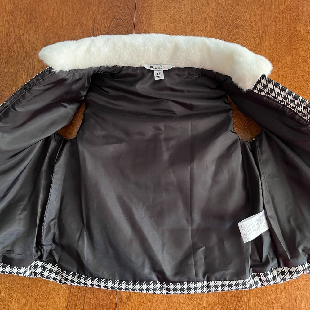 Kids HQ houndstooth heart vest 3T NWT - Picture 6 of 8